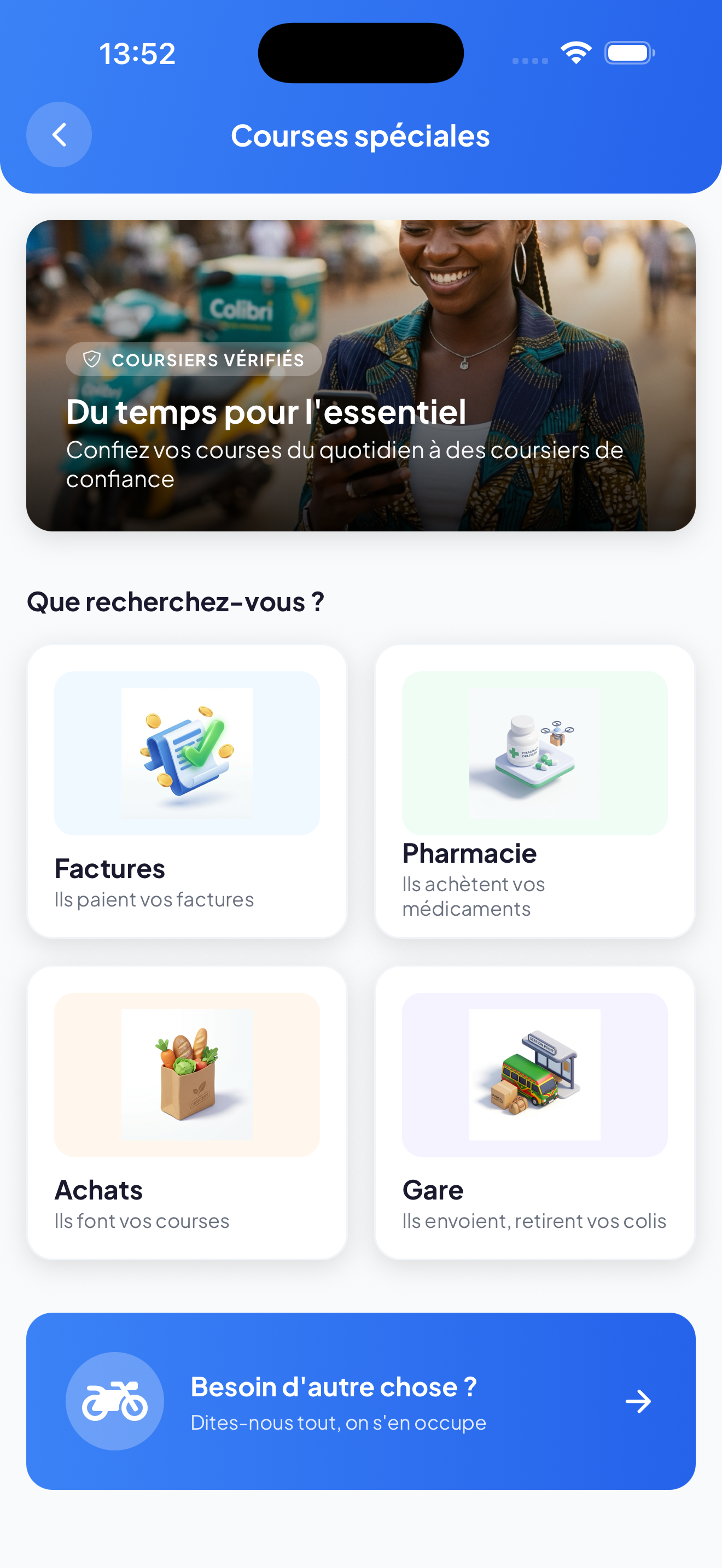 aperçu de l’application